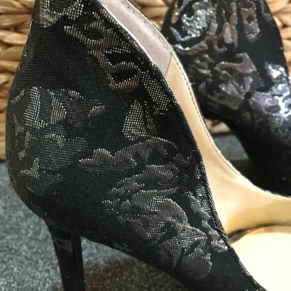 Jessica Simpson Black Lace Heels - Picture 7 of 14